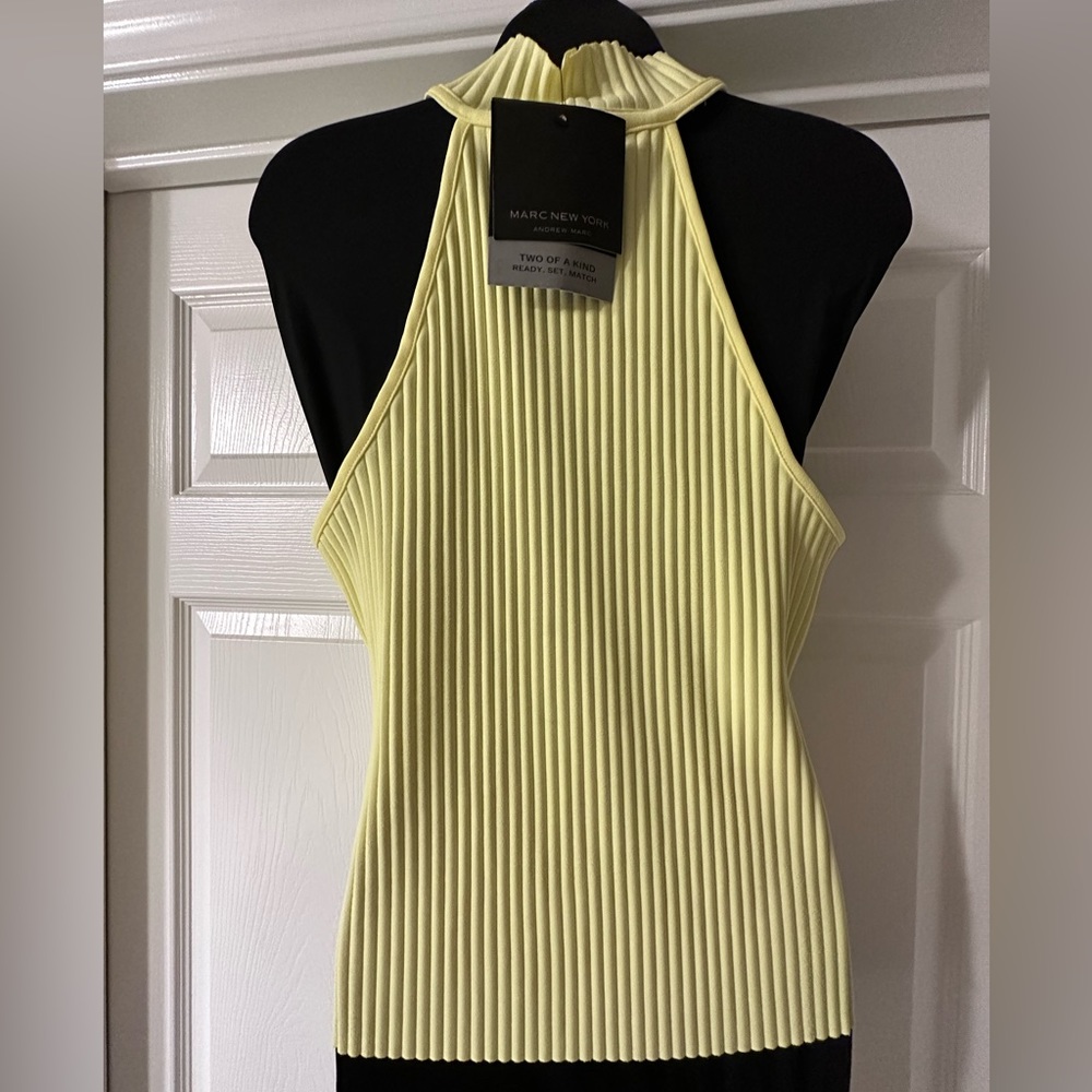 Marc New York. Andrew Marc High Neck Lemon Meringue Yellow Top. NWT!
Size: M - Picture 12 of 15